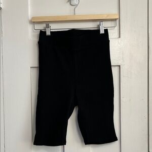 Naked Wardrobe Snatched Ribbed Bike Shorts Black size Medium